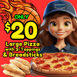 LARGE AND BREADSTICKS OR CHEESEBREAD