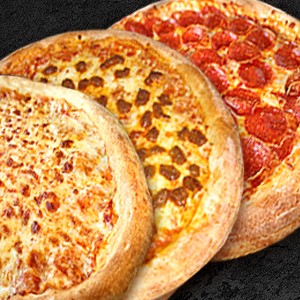 3 Med 2 topping Pizza Deal 
